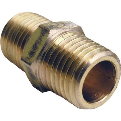 1/4 MIP BRASS HEX NIPPLE