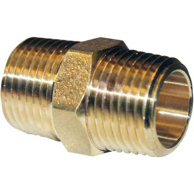 1/2 MIP BRASS HEX NIPPLE