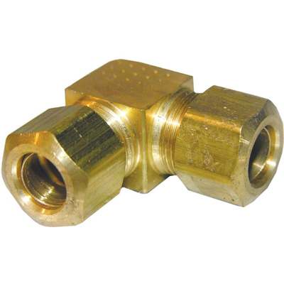 3/8 BRASS COMP ELBOW