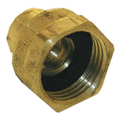 BRASS HOSE CAP W1/4F TAP