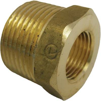 3/4MX3/8F BRASS HEX BUSH