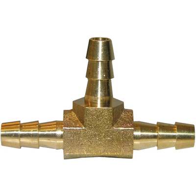 1/4 HOSE BRASS BARB TEE