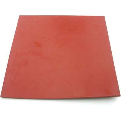 SHEET RUBBER RED 6X6