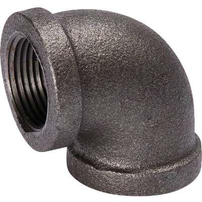 1/4" 90D BLACK ELBOW