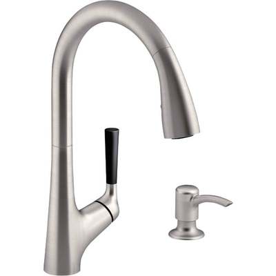 1H SS KITCHEN FAUCET