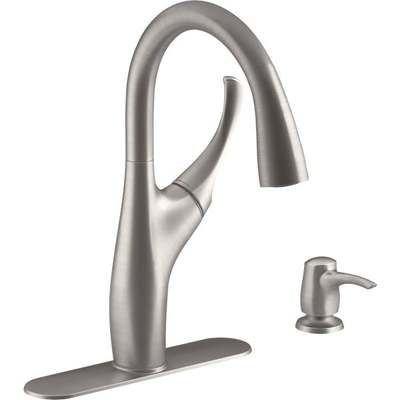 1H SS KITCHEN FAUCET