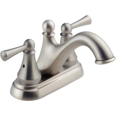 2H SS LAV FAUCET W/POPUP