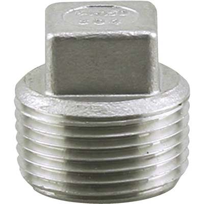 1-1/4"304SS SQ HD PLUG