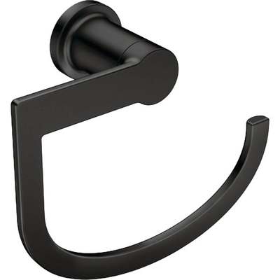 BLK RINZA TOWEL RING