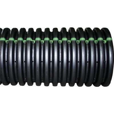 Advanced Drainage Systems 4 In. X 10 Ft. Polyethylene Corrugated Perforated