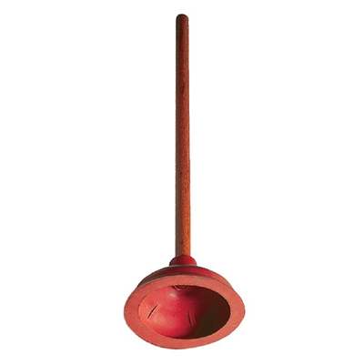L/D RED RUBBER PLUNGER