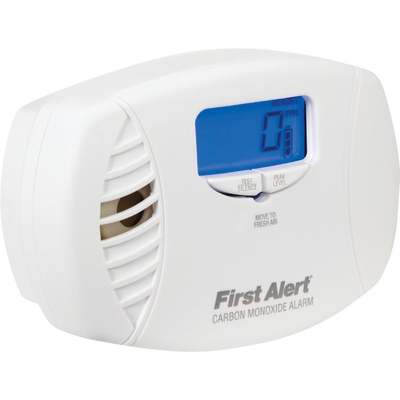 First Alert Plug-In 120V Electrochemical Easy To Read Digital Display Carbon