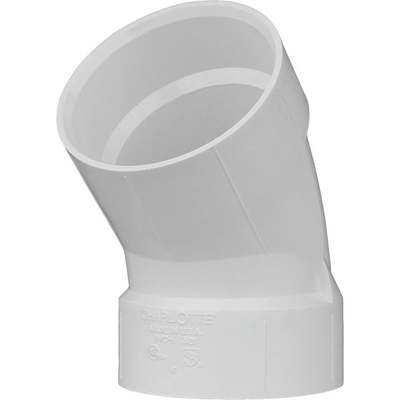 4" 45D PVC-DWV ELBOW