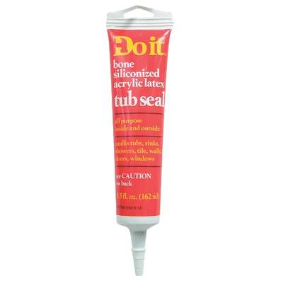 5-1/2OZ BONE TUB CAULK