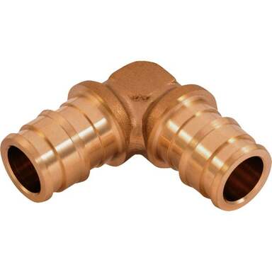 1/2" PEX 90DEG BRS ELBOW