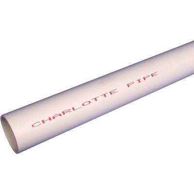 Charlotte Pipe 1/2 In. x 10 Ft. Cold Water Schedule 40 PVC Pressure Pipe
