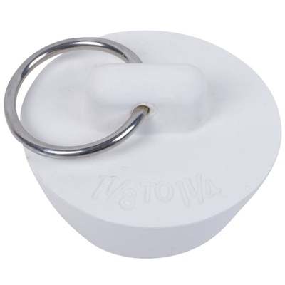 Do it Duo-Fit 1-1/8 In. to 1-1/4 In. White Sink Rubber Drain Stopper