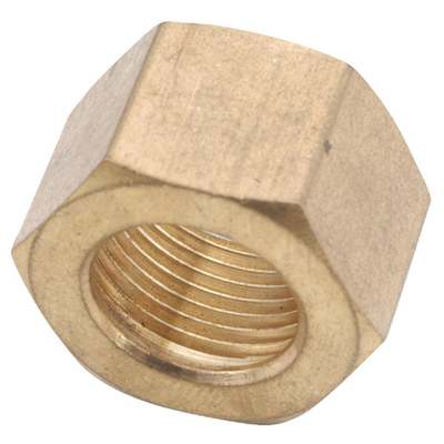 Anderson Metals 1/4 In. Brass Compression Nut (3-Pack)