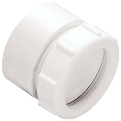 WASTE TRAP ADAPTER PVC 1 1/2"