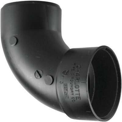 1-1/2" ABS 90DEG STRT ELBOW