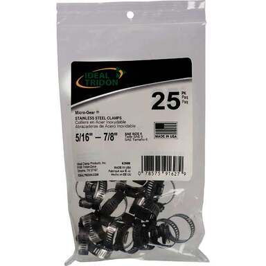 25PK.3125-.875 HOSECLAMP