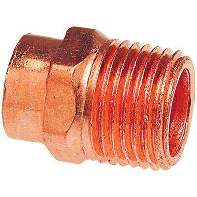 NIBCO 1/2 In. x 3/8 In. Male Copper Adapter