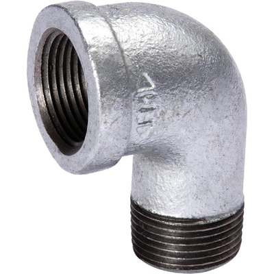 1/4" 90D GALV STRT ELBOW