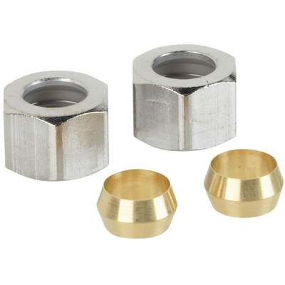 3/8" COMP NUT & RING