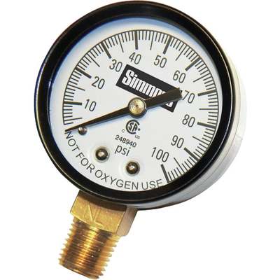 0-100 PSI PRESSURE GAUGE