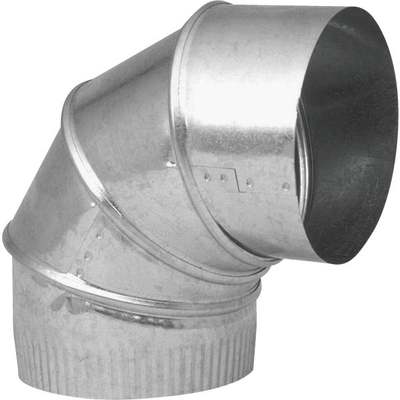 4" 28GA GALV ADJ ELBOW