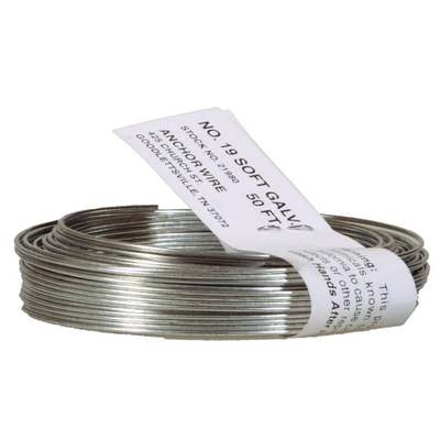 Hillman Anchor Wire 50 Ft. 19 Ga. Galvanized Steel Mechanics and Stovepipe