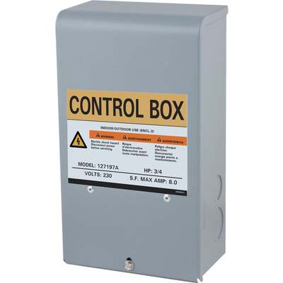 3/4HP 230V CONTROL BOX