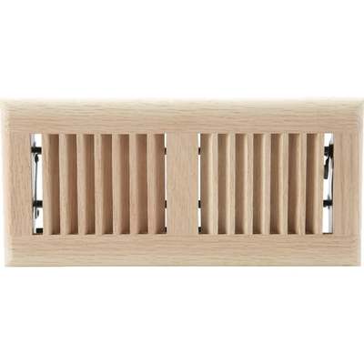 Home Impressions 4 In. x 10 In. Natural Oak Floor Register