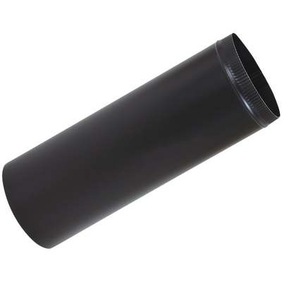 3"X24" BLK STOVE PIPE28GA