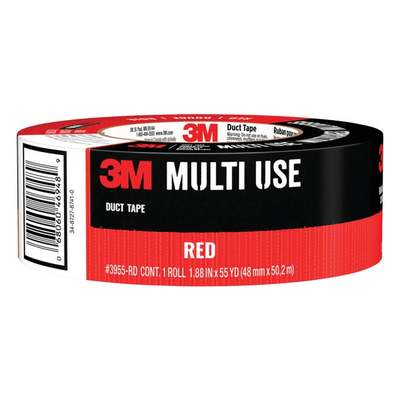 3M 1.88 In. x 55 Yd. Colored Duct Tape, Red