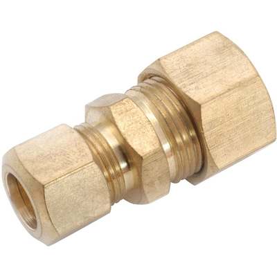 Anderson Metals 5/8 In. x 1/2 In. Brass Low Lead Compression Union
