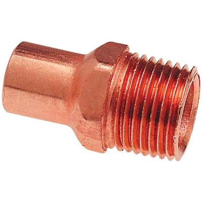 NIBCO 1/2 In. FTGxM Copper Pipe Adapter