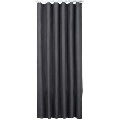 GRAY SPA WAFFLE CURTAIN