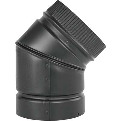 BLK 45 PELLET ELBOW PIPE