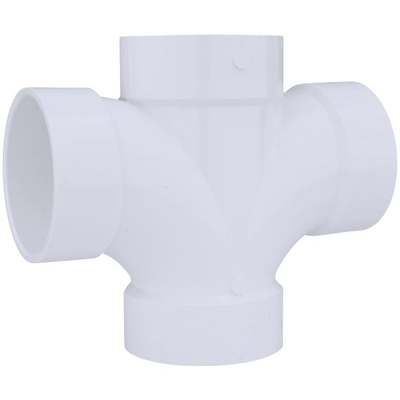 4" DWV DBL SANITARY TEE