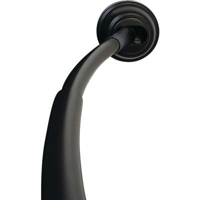 Curved Shower Rod Mt Blk