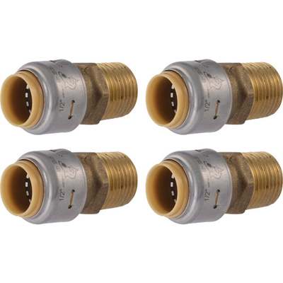 4 PK 1/2" X 1/2" MNPT