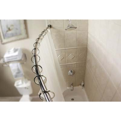 ROD SHOWER 5' CURVED BN FIXED