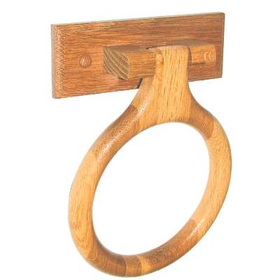 B50701 TOWEL RING,OAK