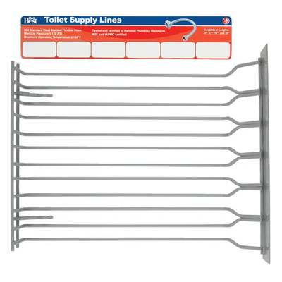 TOILET SUPPLY DISP RACK