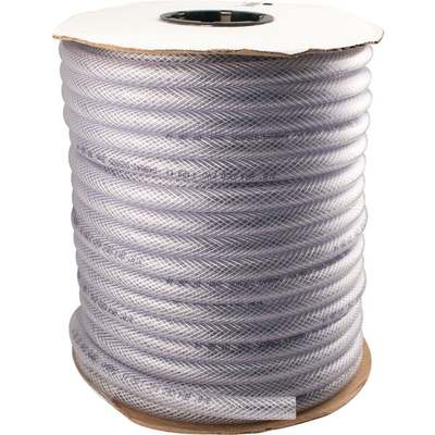 Abbott Rubber 5/8 In. x 3/8 In. x 150 Ft. Clear T12 Braided PVC Tubing, Bulk