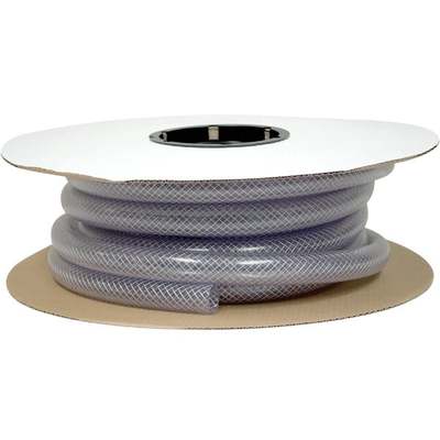 Abbott Rubber 1-3/8 In. x 1 In. x 50 Ft. Clear T12 Braided PVC Tubing, Bulk