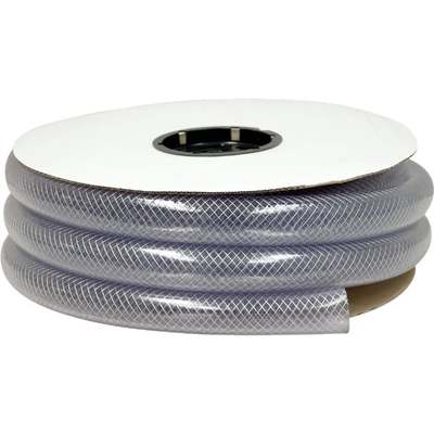 Abbott Rubber 2 In. x 1/2 In. x 50 Ft. Clear T12 Braided PVC Tubing, Bulk