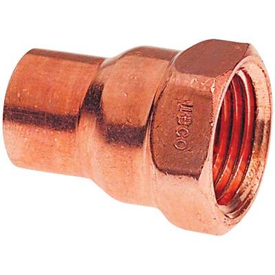 NIBCO 1/2 In. Female Copper Adapter (10-Pack)