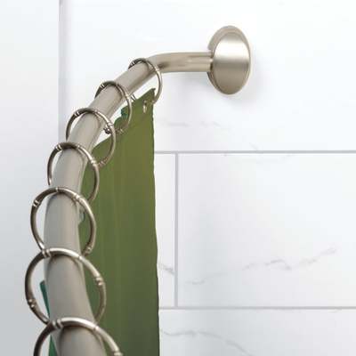 BN CURVED ADJ SHOWER ROD